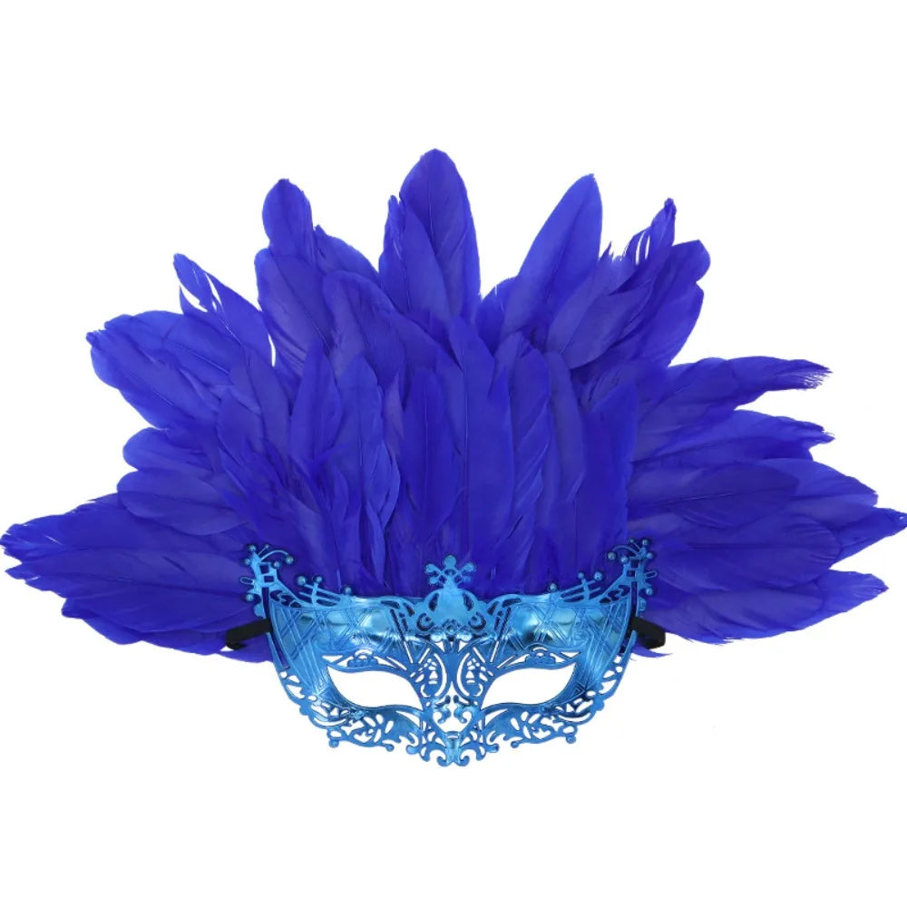 Feather Masquerade Mask
