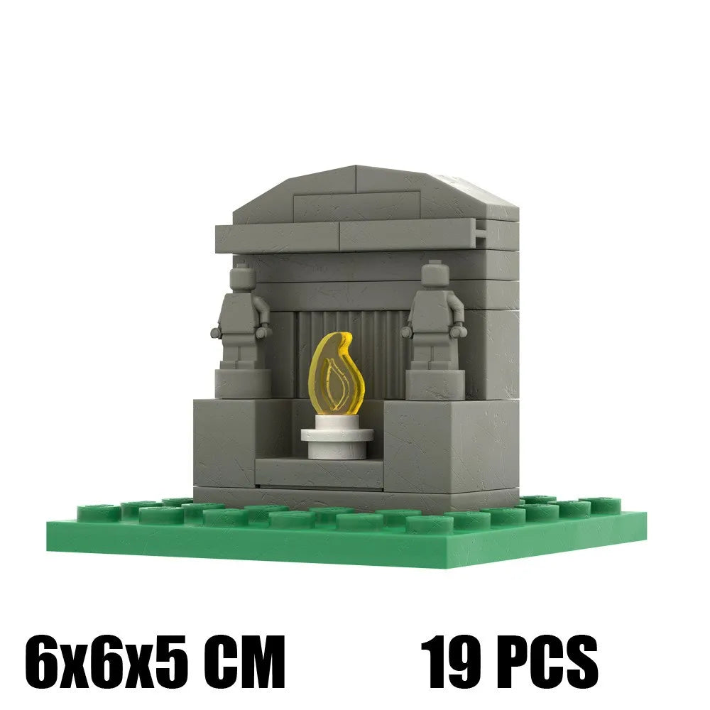 Hell Cemetery Model Building Blocks