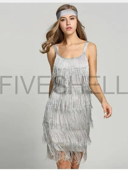 Gatsby Tassel Flapper Dress