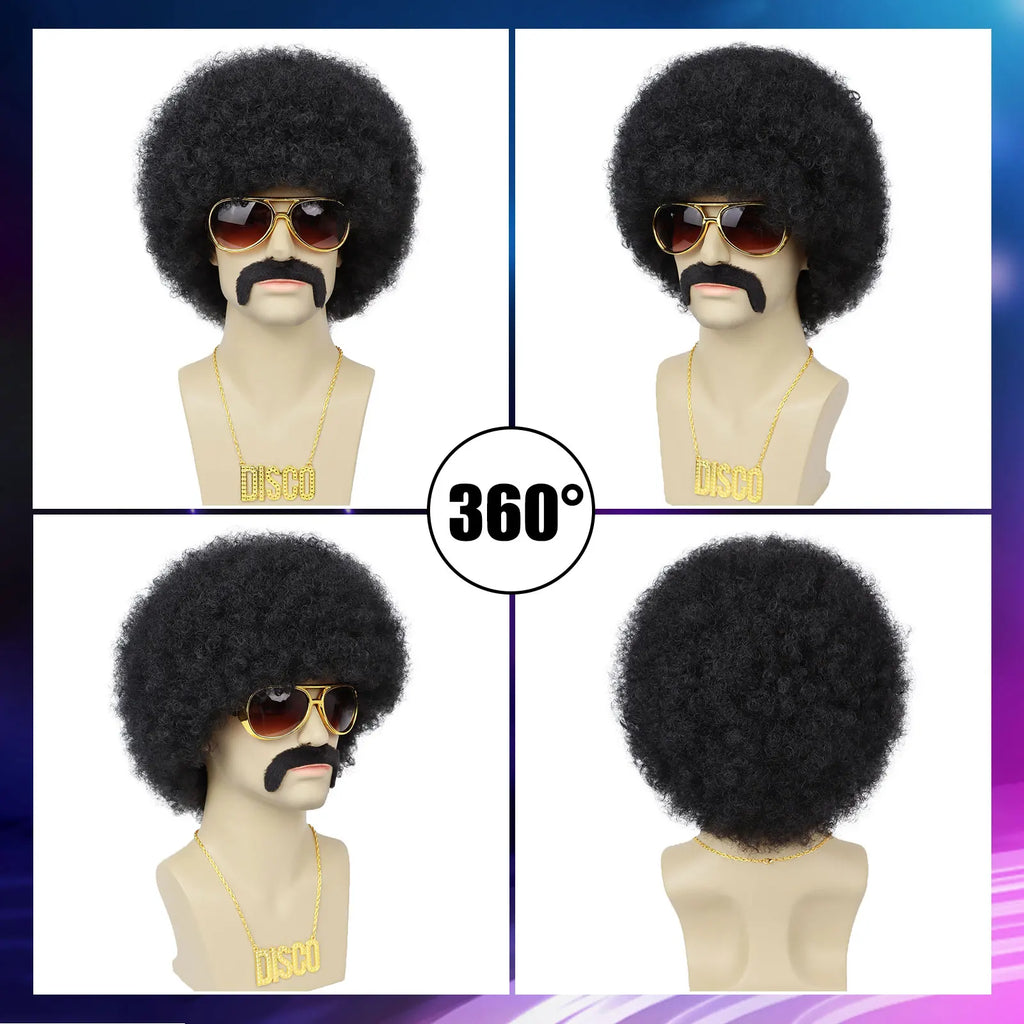 Men's Rocker Afro Wig