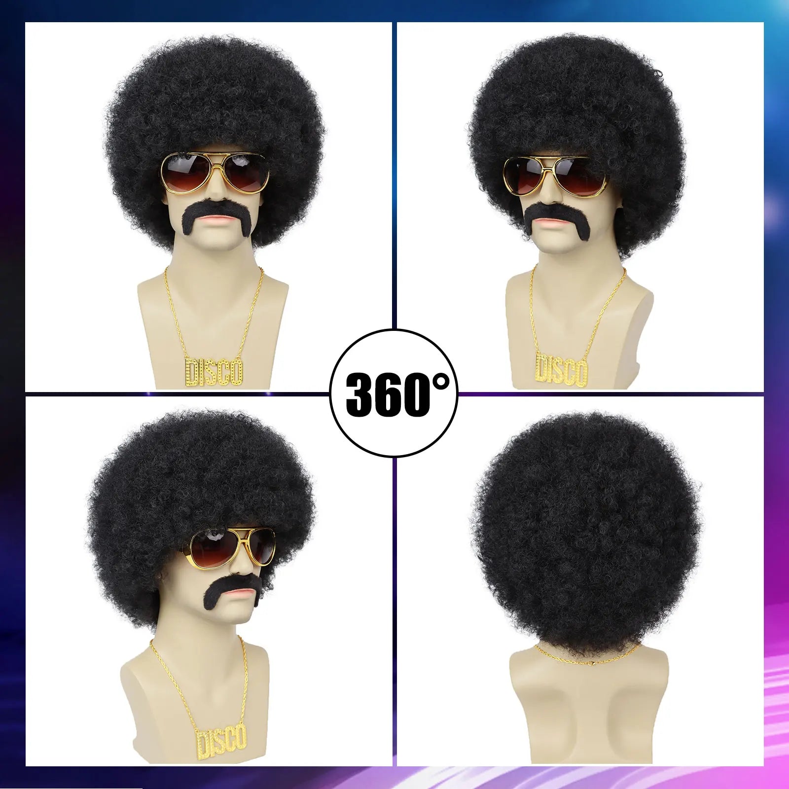 Men's Rocker Afro Wig