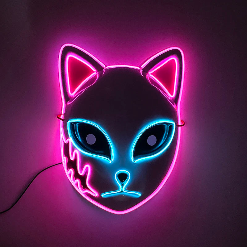 Neon EL Wire LED Mask