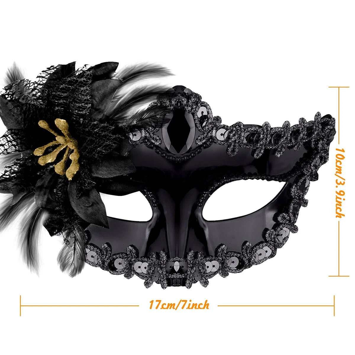 Women's Lace Venetian Mask