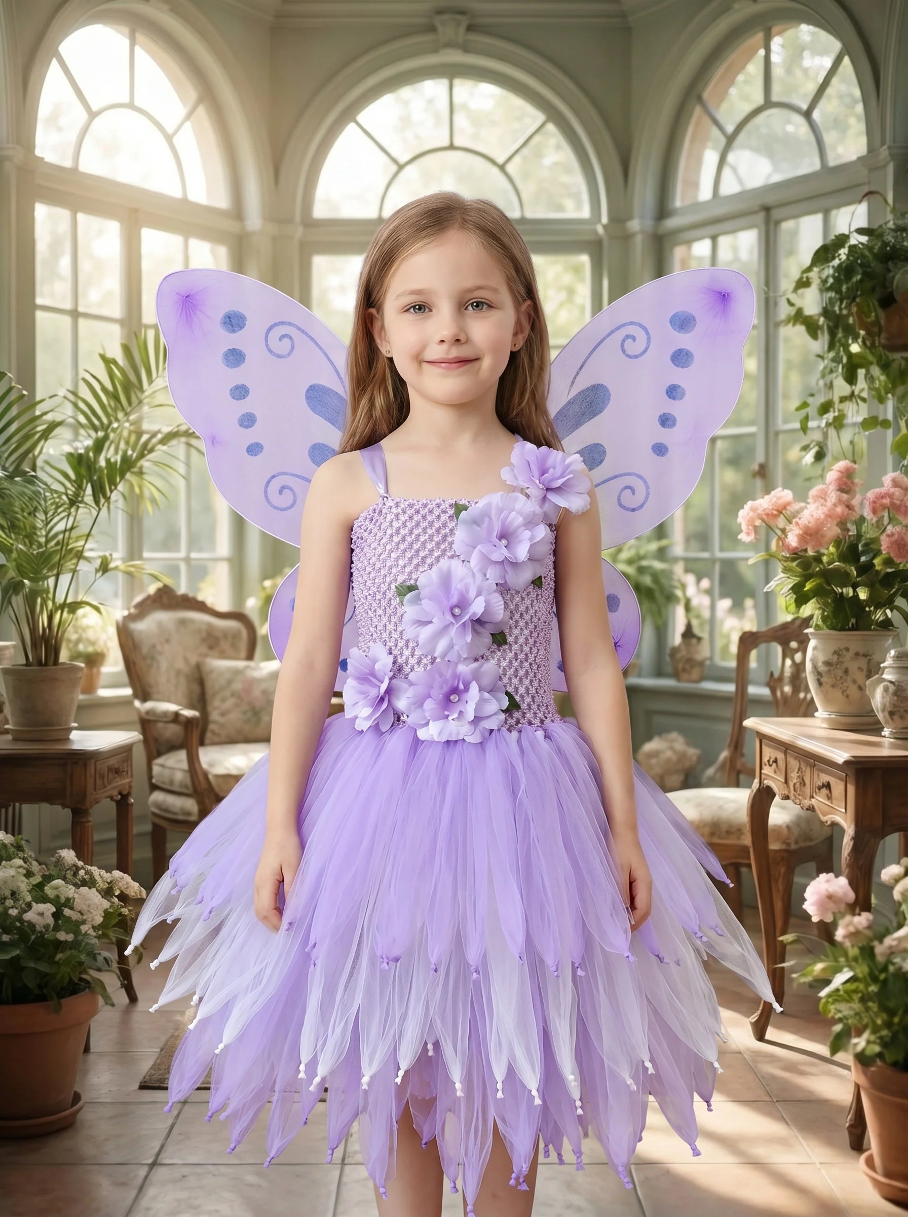 Girls Butterfly Fairy Costume