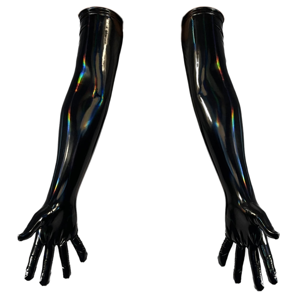 PVC Long Club Gloves