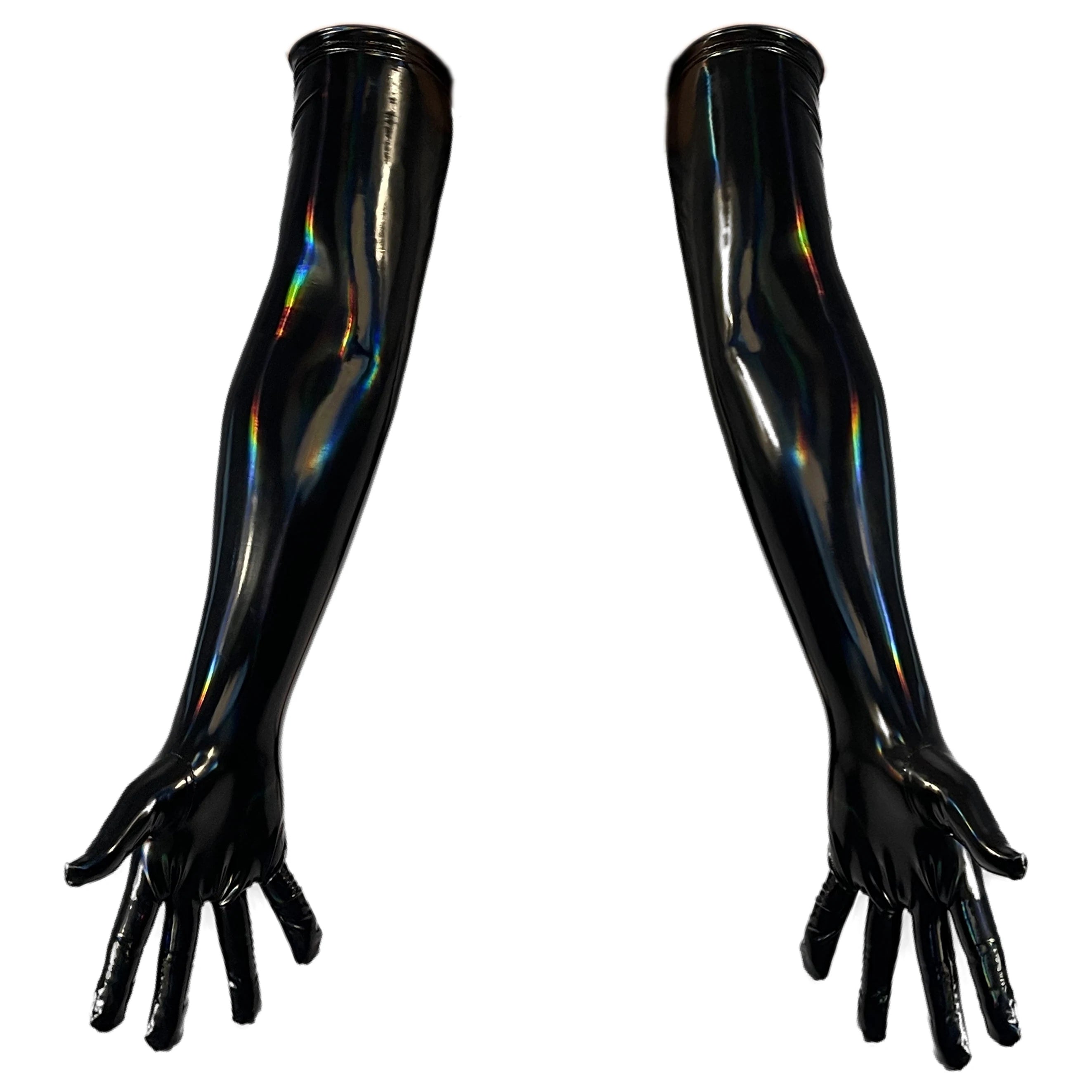 PVC Long Club Gloves
