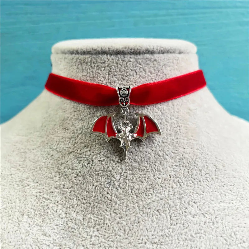 AQ-1896 Bat Necklace