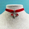 Red Velvet Bat Choker