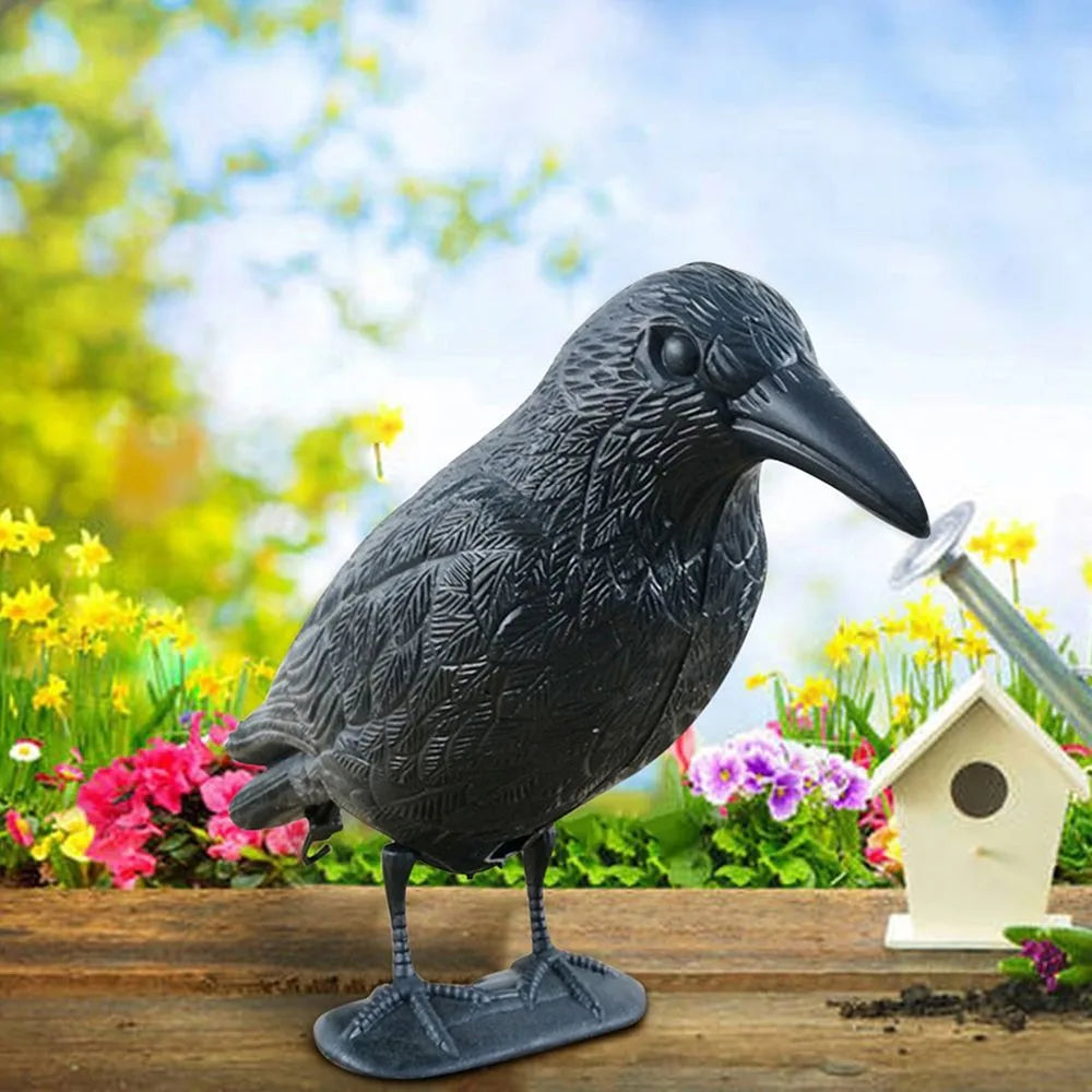 Black Life-Size Crow