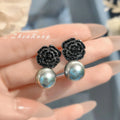 Rose & Pearl Gothic Necklace