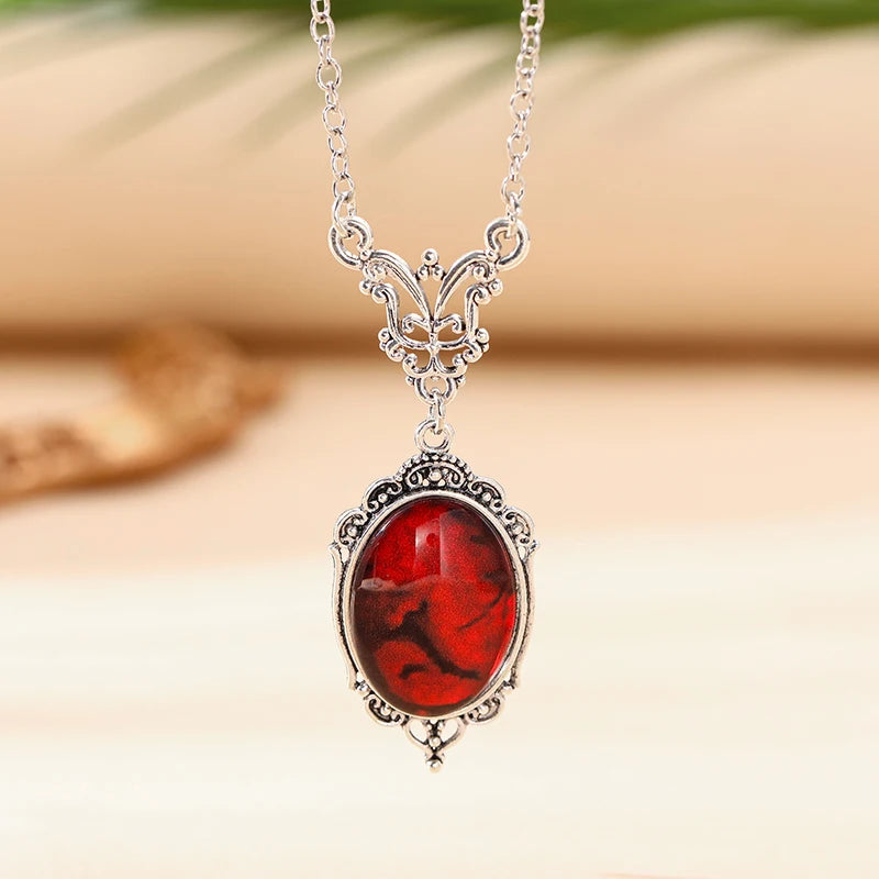Vampire Cameo Velvet Choker