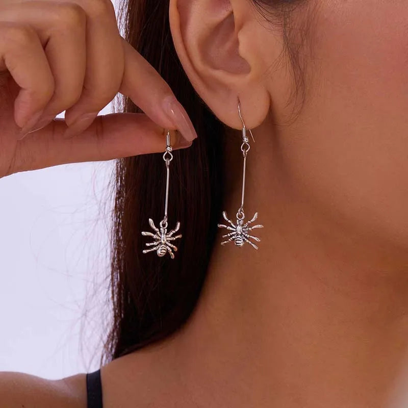 Ghost Dangle Stud Earrings