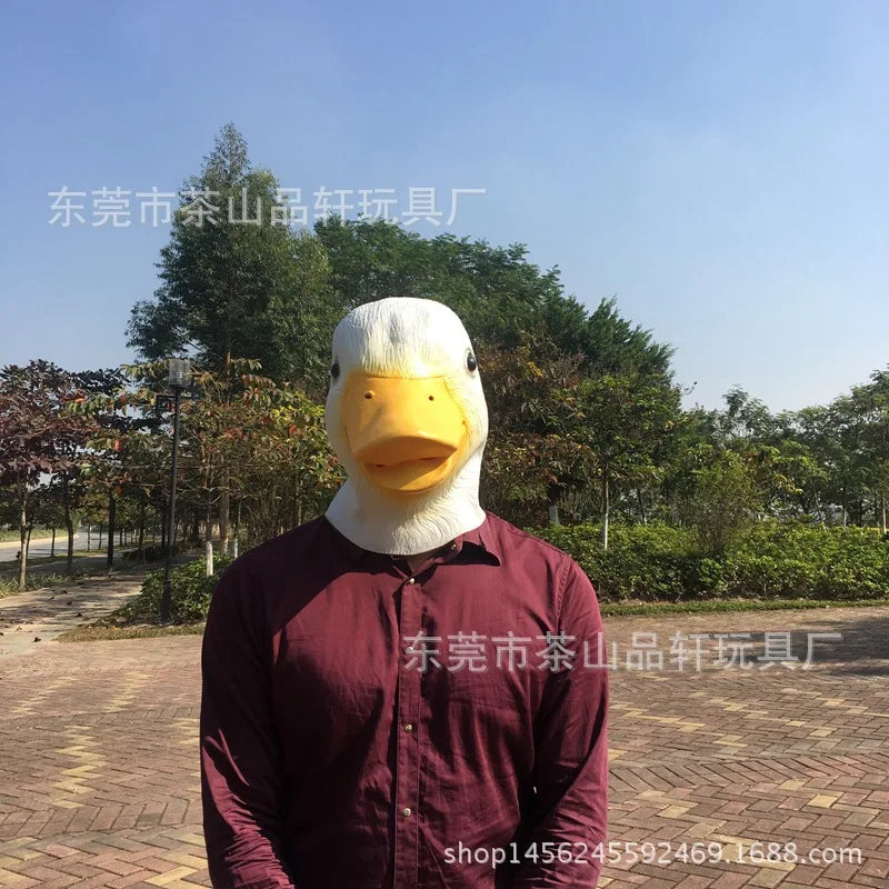 Yellow Duck Latex Mask