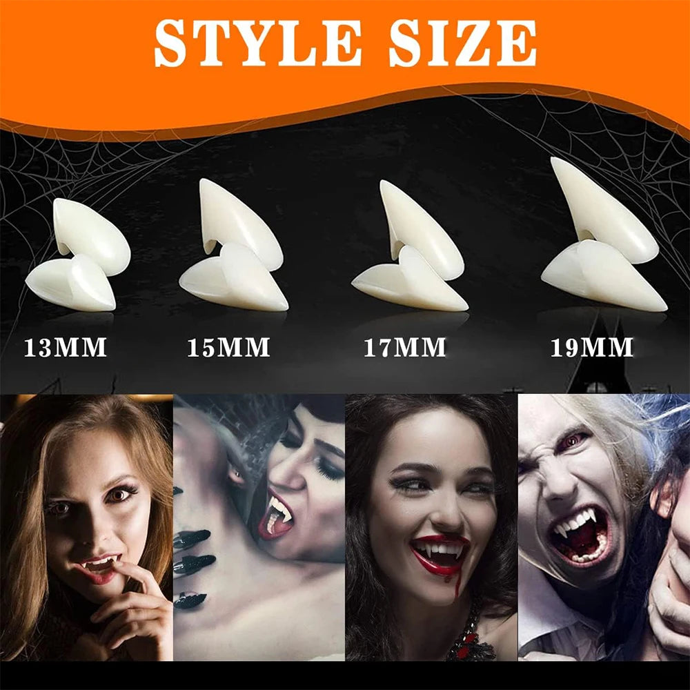 Vampire Fangs with Adhesive