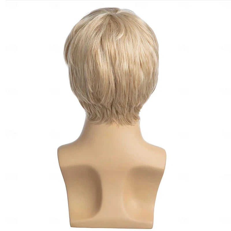 Men's Short Blonde Wig
