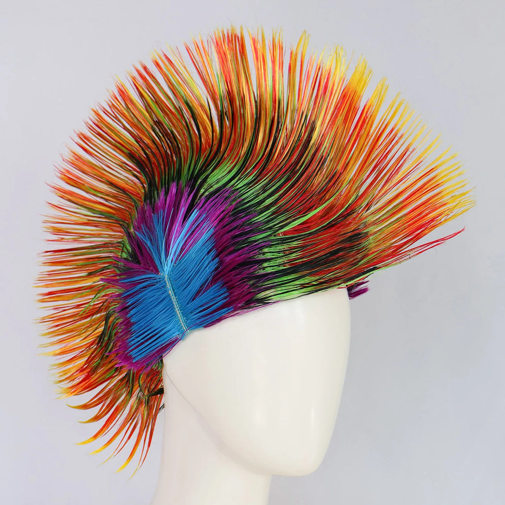 Rainbow Mohawk Wig