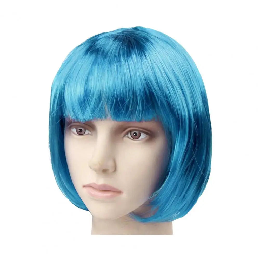 Short Colorful Straight Wig
