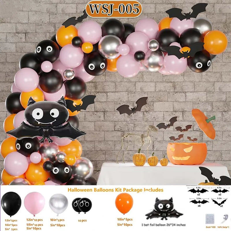 Bat Balloon Garland — Pumpkin Bottles