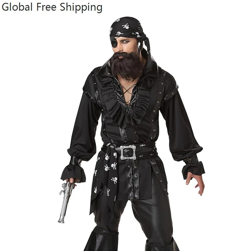 Medieval Pirate Captain Costume