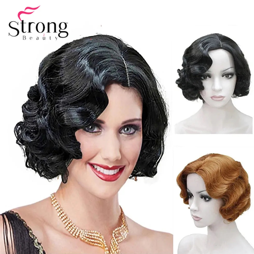 1920s Finger Wave Wig