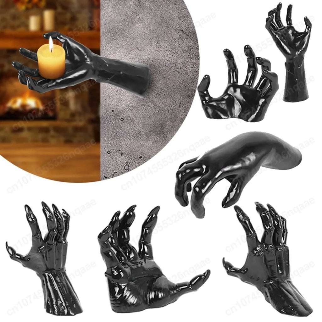 Demon Hand Wall-Mounted Candle Holder