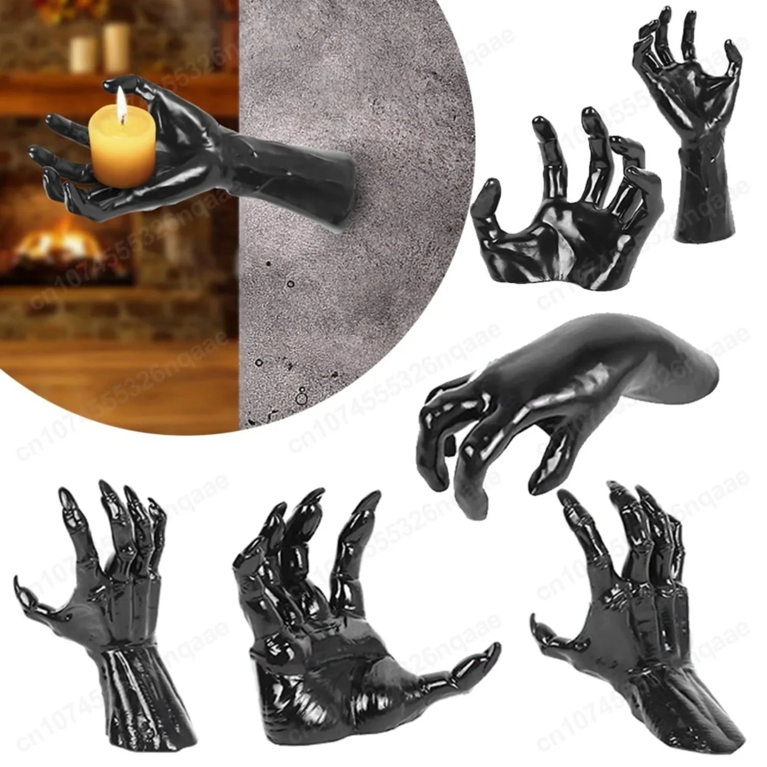 Demon Hand Wall-Mounted Candle Holder