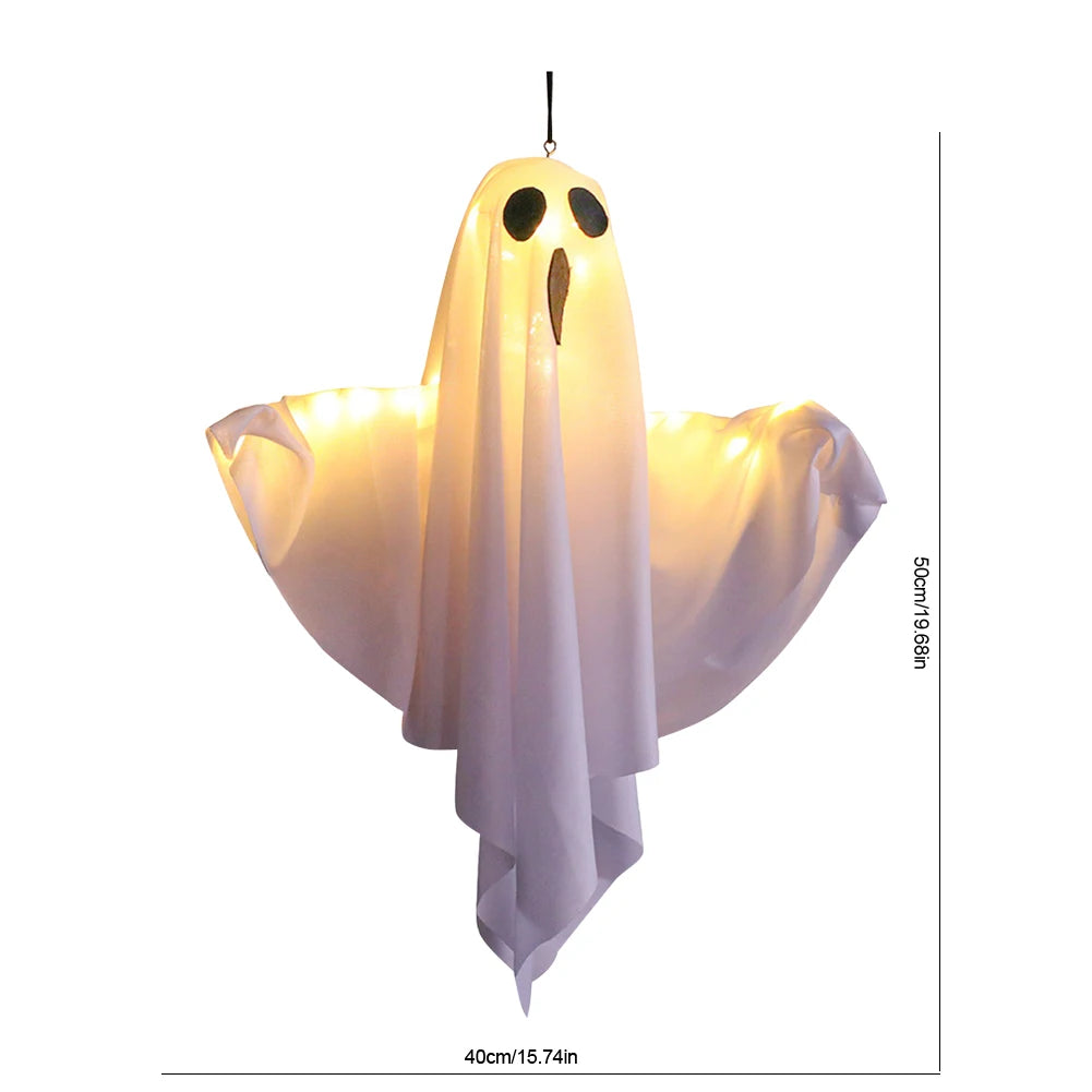 Glowing White Ghost LED Hanging Decoration