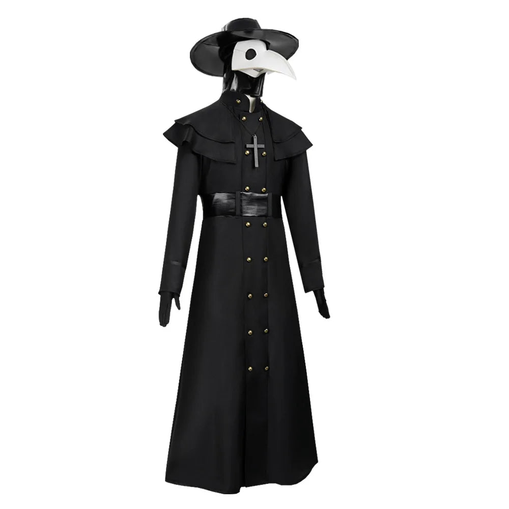 Steampunk Plague Doctor Coat & Mask