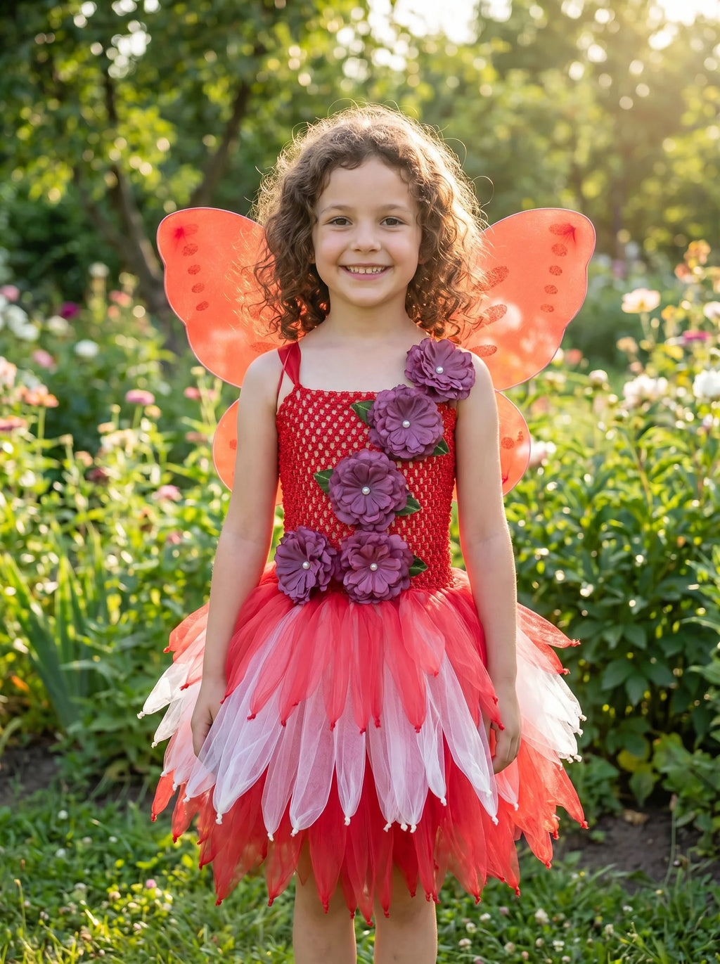 Girls Butterfly Fairy Costume