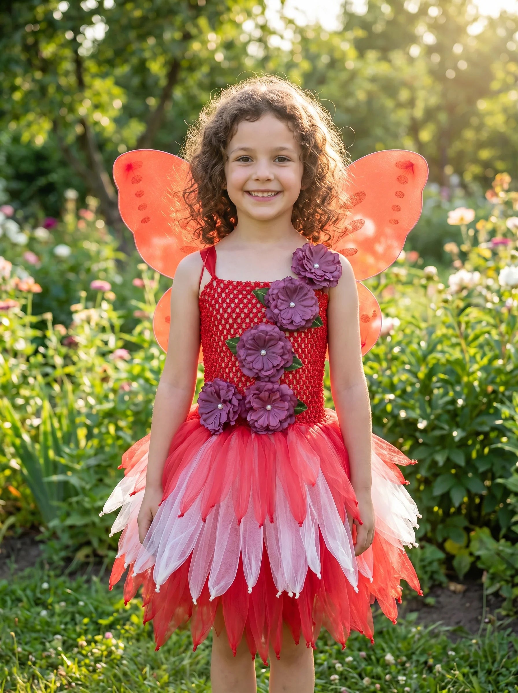 Girls Butterfly Fairy Costume