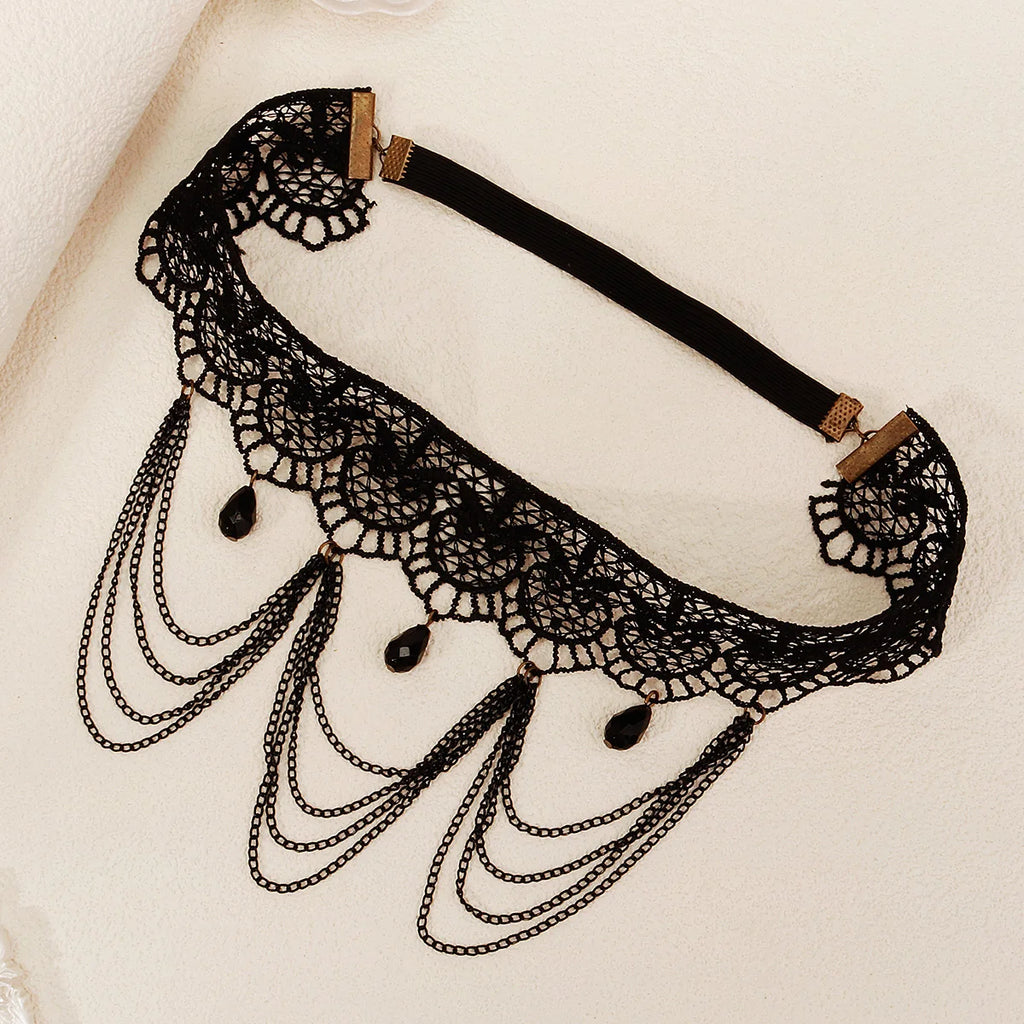 Gothic Lace Garter Belt