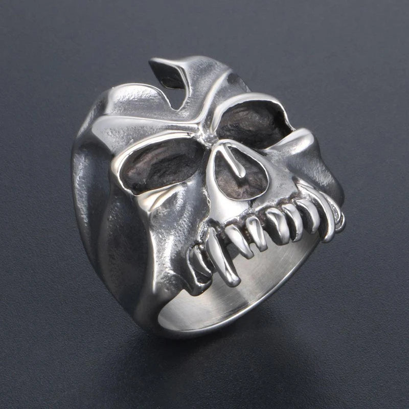 Vintage Skull Monster Ring
