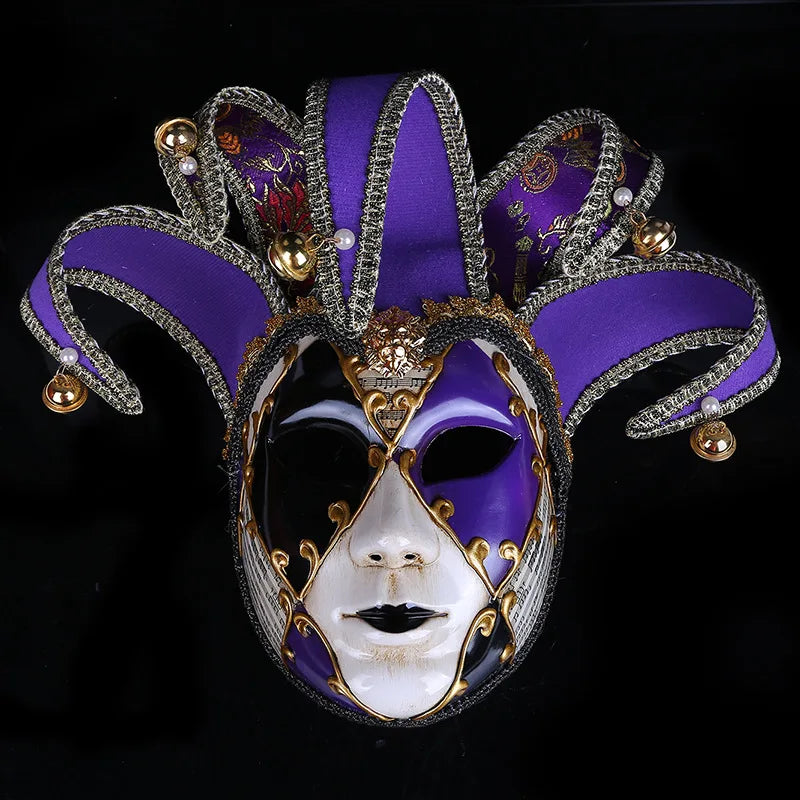 Retro Venetian Clown Mask
