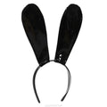 Leather Bunny Ears Headband