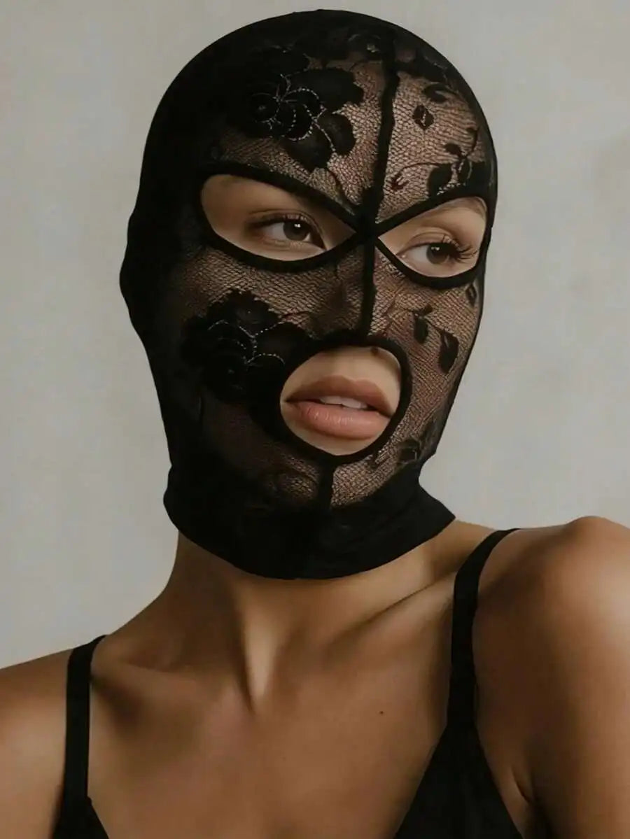 Gothic Lace Venetian Mask