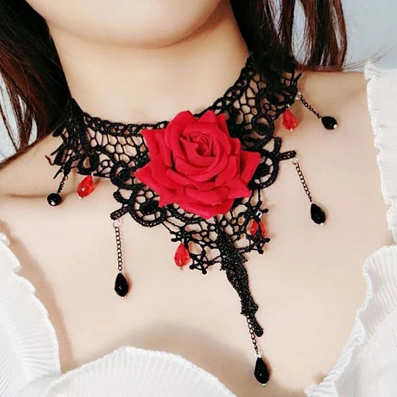 Black Lace Choker