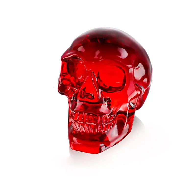 Colorful Crystal Skull Decor