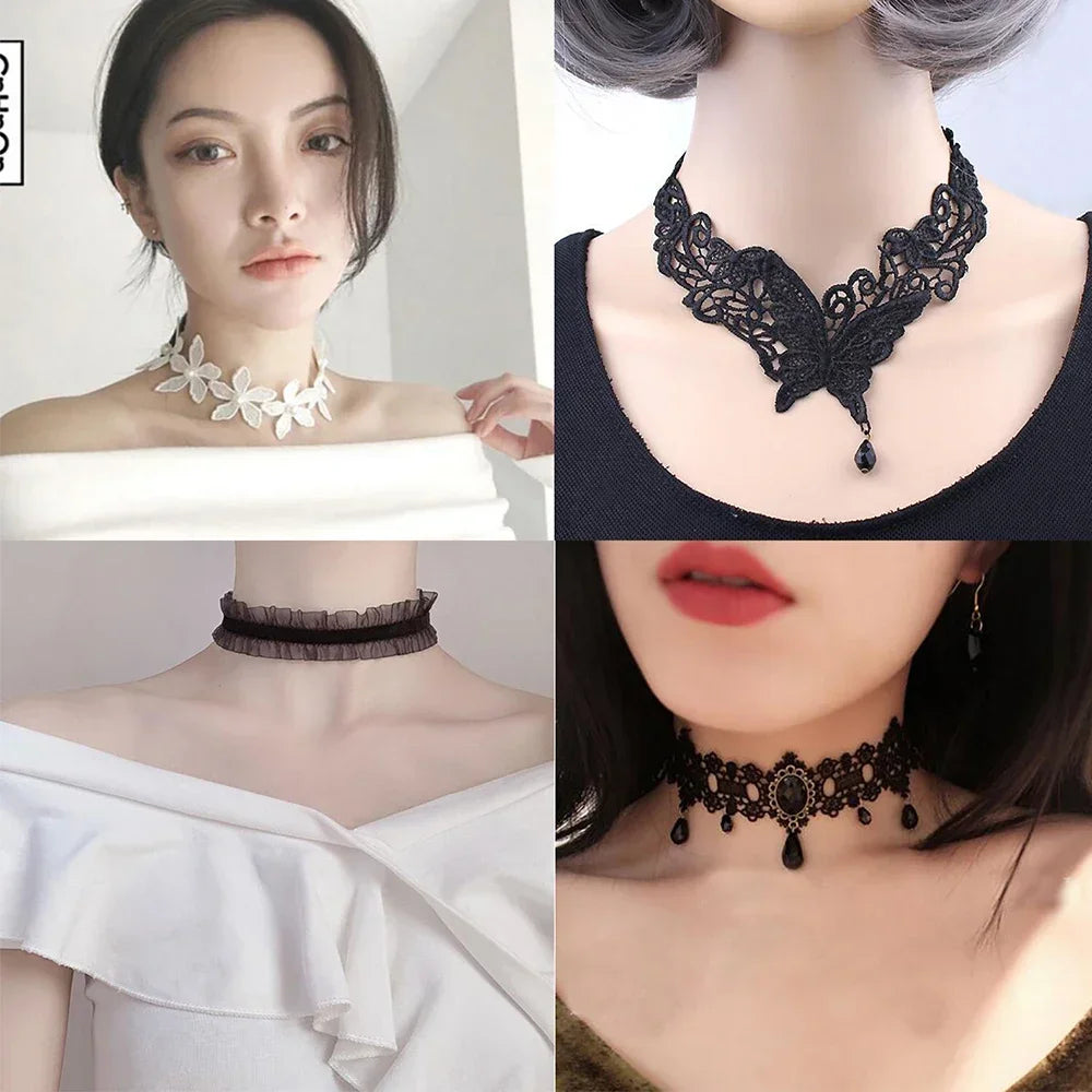 Black Lace Choker