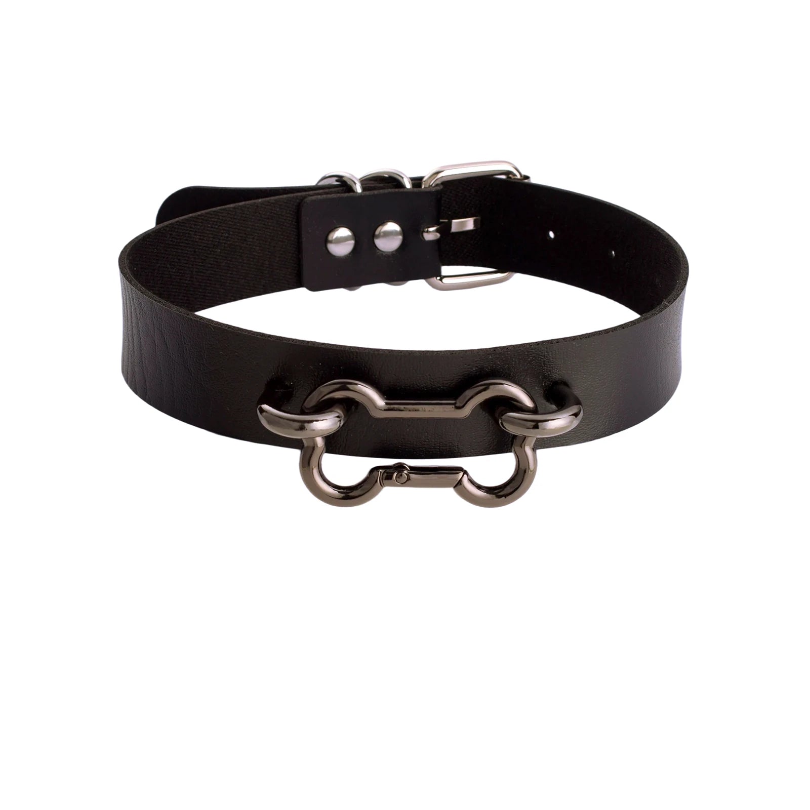 Bone Collar Leather Choker