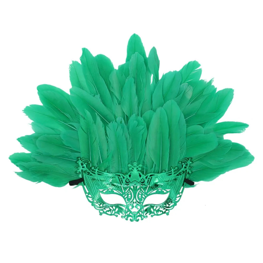 Feather Masquerade Mask