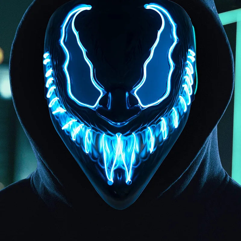 LED Venom Horror Mask