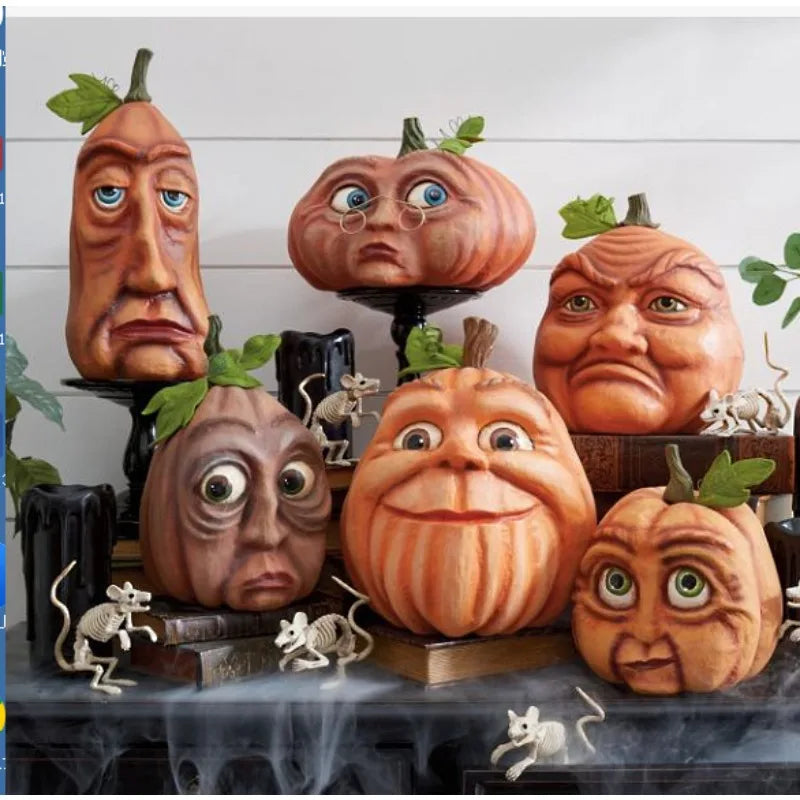 Pumpkin Six Monsters Resin Set
