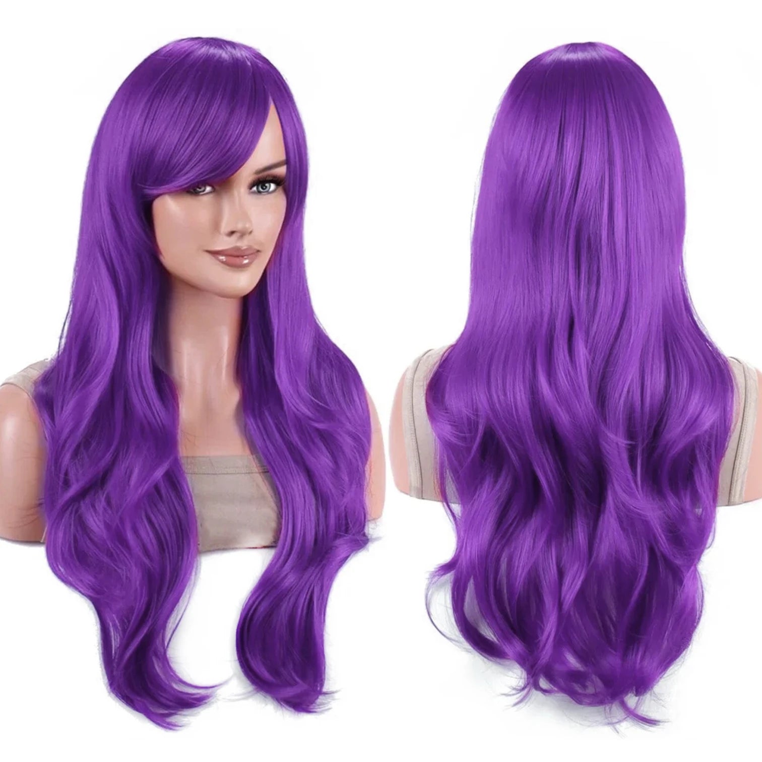 Long Wavy Rainbow Wig