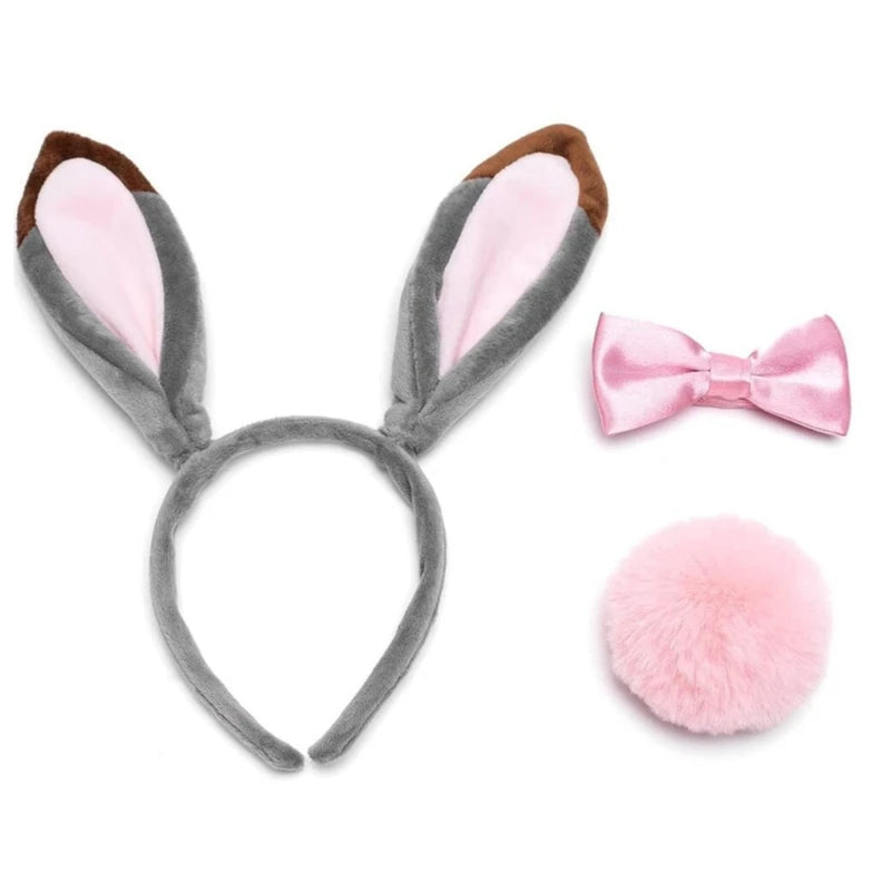 Plush Bunny Ears Headband