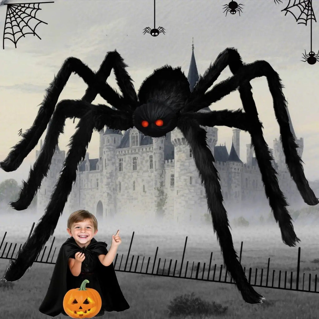 Giant Black Plush Spider