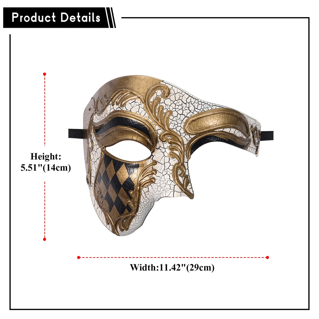 Vintage Men's Masquerade Mask