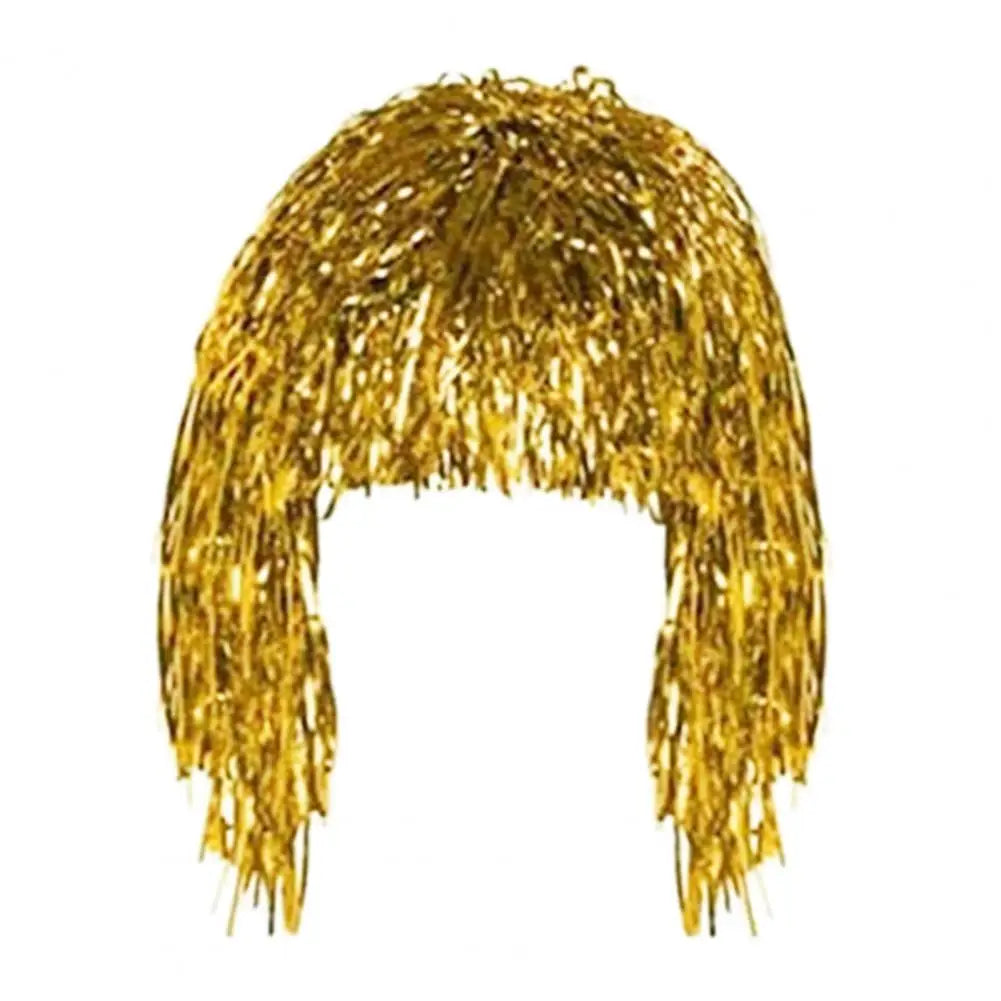 Foil Tinsel Disco Wig