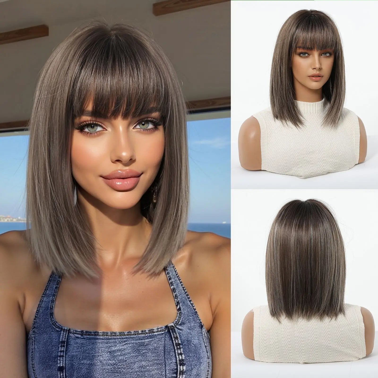 Short Straight Bob Wig
