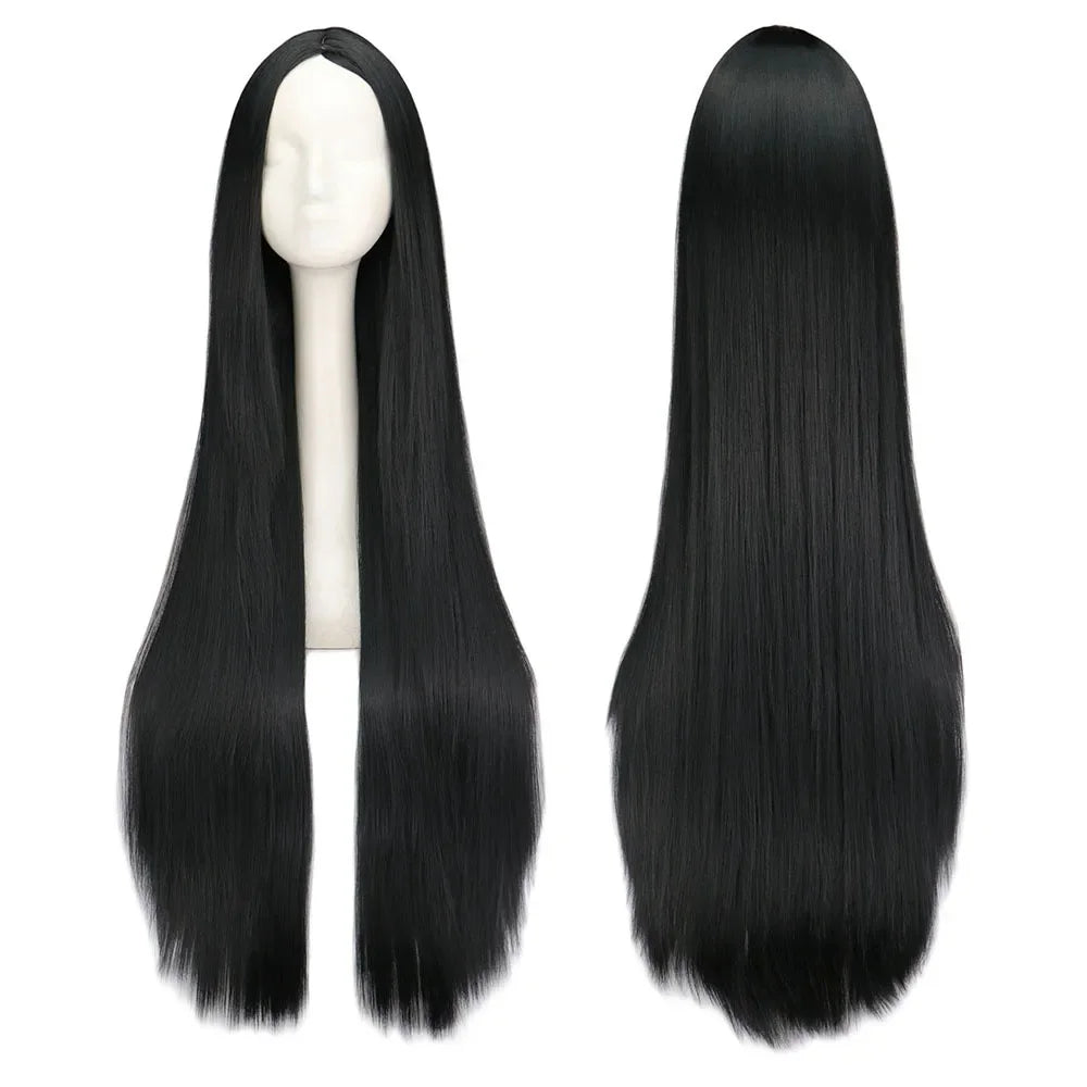 Extra-Long Black Wig (40in)