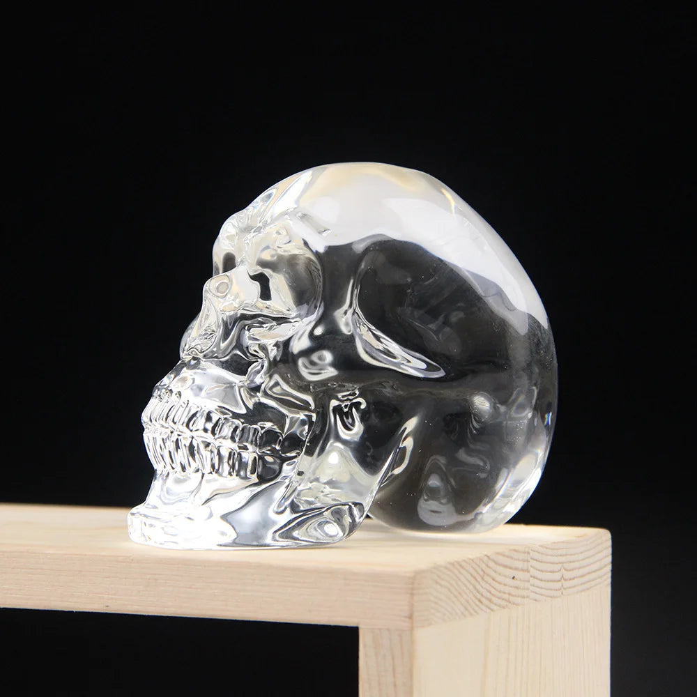 Colorful Crystal Skull Decor